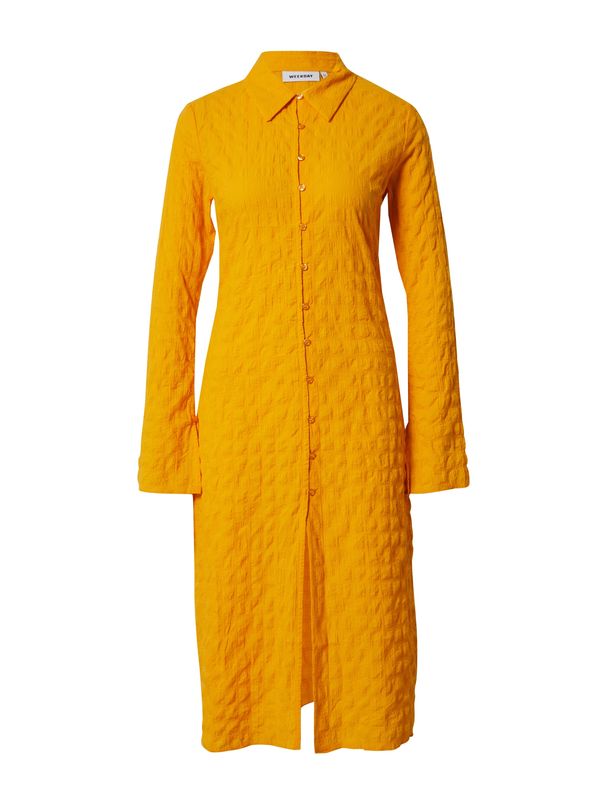 WEEKDAY WEEKDAY Košulja haljina  narančasto žuta