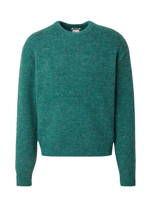 WEEKDAY WEEKDAY Pulover 'Emilio'  smaragdno zelena