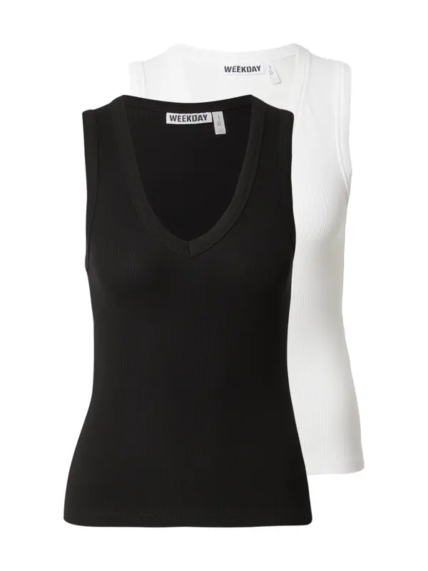 WEEKDAY WEEKDAY Top 'Grace'  crna / bijela