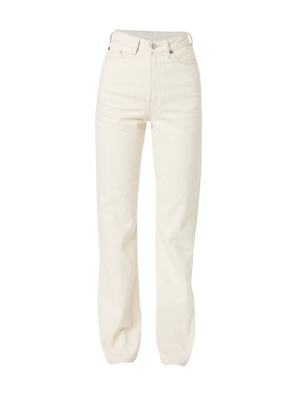 WEEKDAY WEEKDAY Traperice 'Rowe'  ecru/prljavo bijela