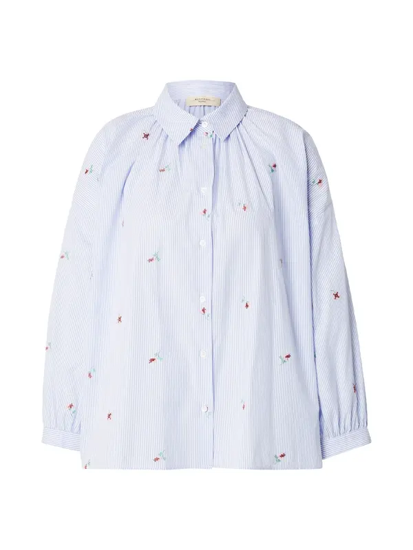 Weekend Max Mara Weekend Max Mara Bluza  svijetloplava / zelena / crvena / bijela