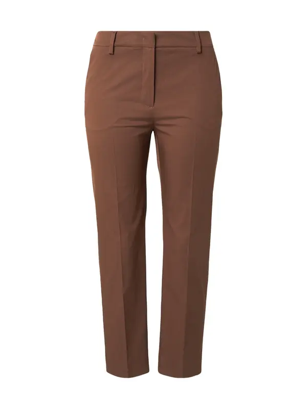 Weekend Max Mara Weekend Max Mara Hlače na crtu 'CECCO'  čokolada
