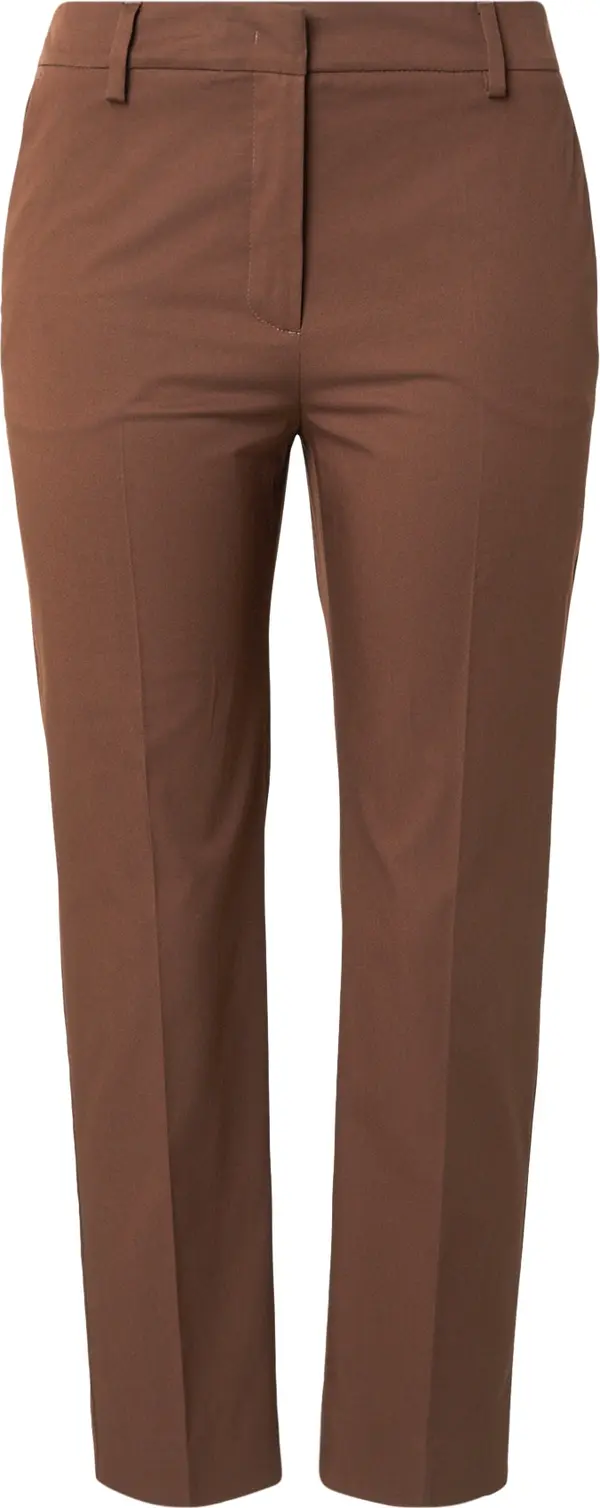 Weekend Max Mara Weekend Max Mara Hlače na crtu 'CECCO'  čokolada
