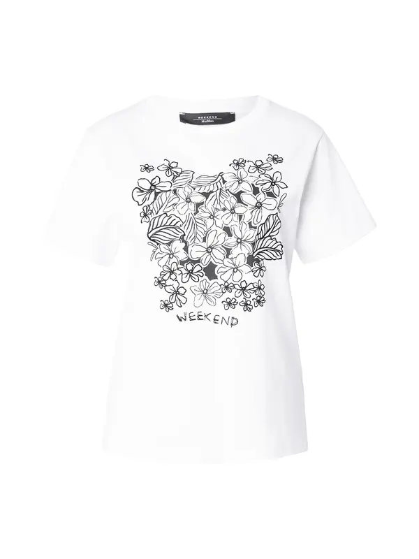 Weekend Max Mara Weekend Max Mara Majica 'BORA'  crna / bijela