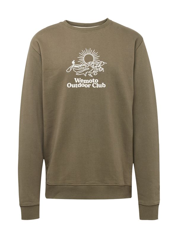 Wemoto Wemoto Sweater majica  bež / maslinasta