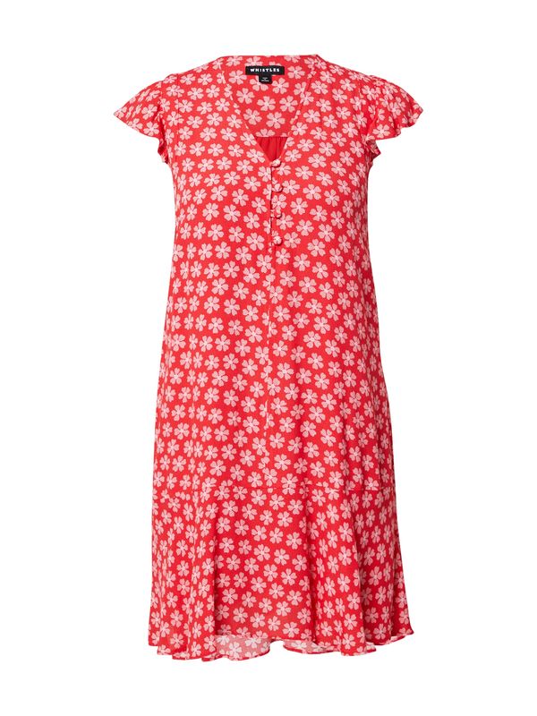 Whistles Whistles Košulja haljina  crvena / bijela