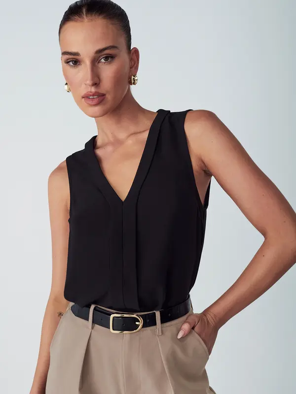 Willa Willa Bluza 'DELRAY BLOUSE'  crna