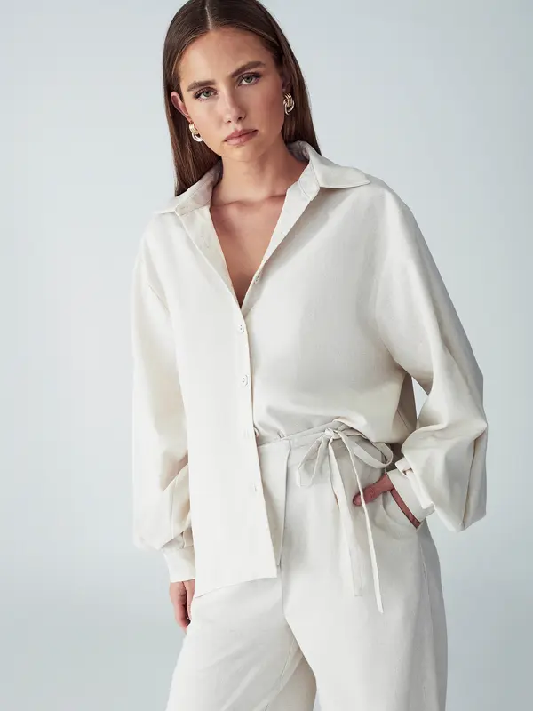 Willa Willa Bluza 'Lagoon'  sivkasto bež