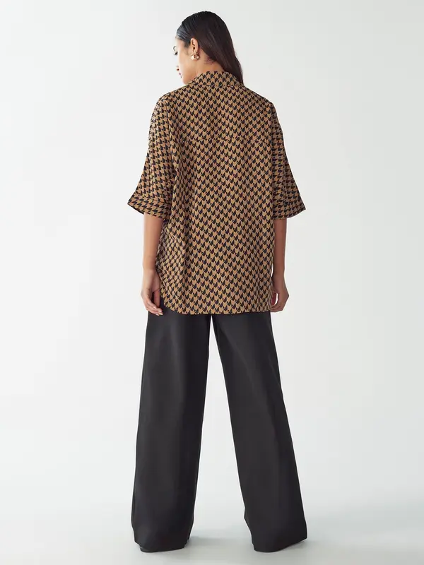 Willa Willa Bluza 'Leonardo'  boja devine dlake (camel) / crna