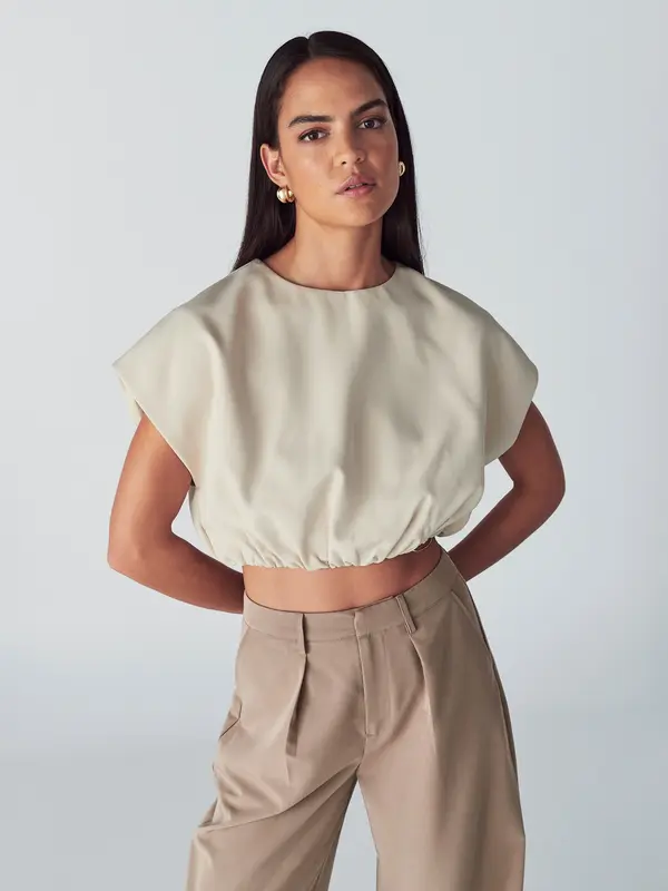 Willa Willa Bluza 'Ora'  ecru/prljavo bijela