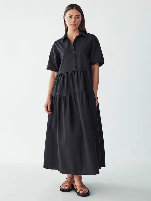 Willa Willa Haljina 'ALIDA MIDI DRESS'  crna