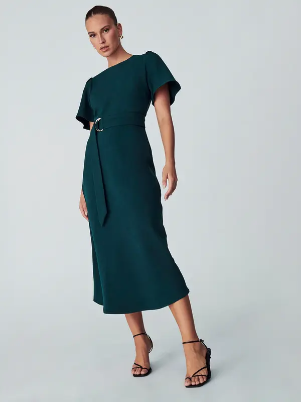 Willa Willa Haljina 'Bessi'  smaragdno zelena