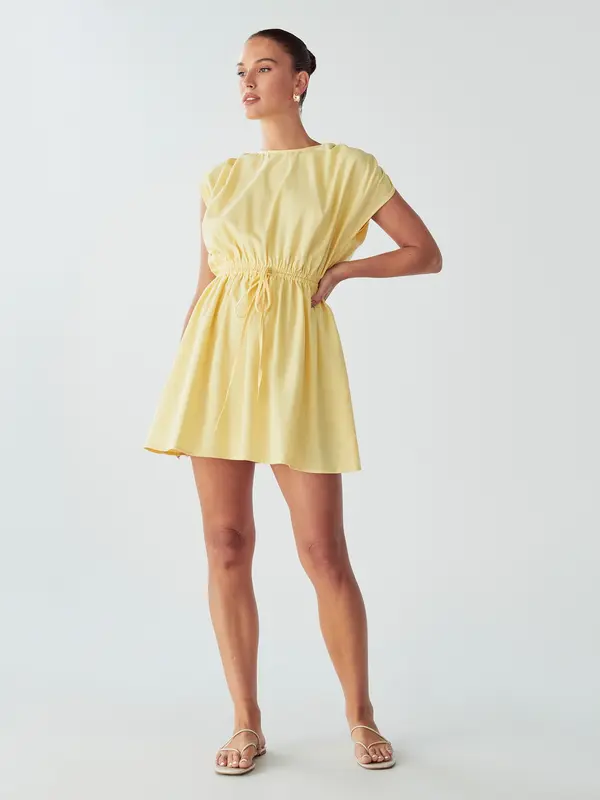 Willa Willa Haljina 'CHAR TUCKED DRESS'  žuta