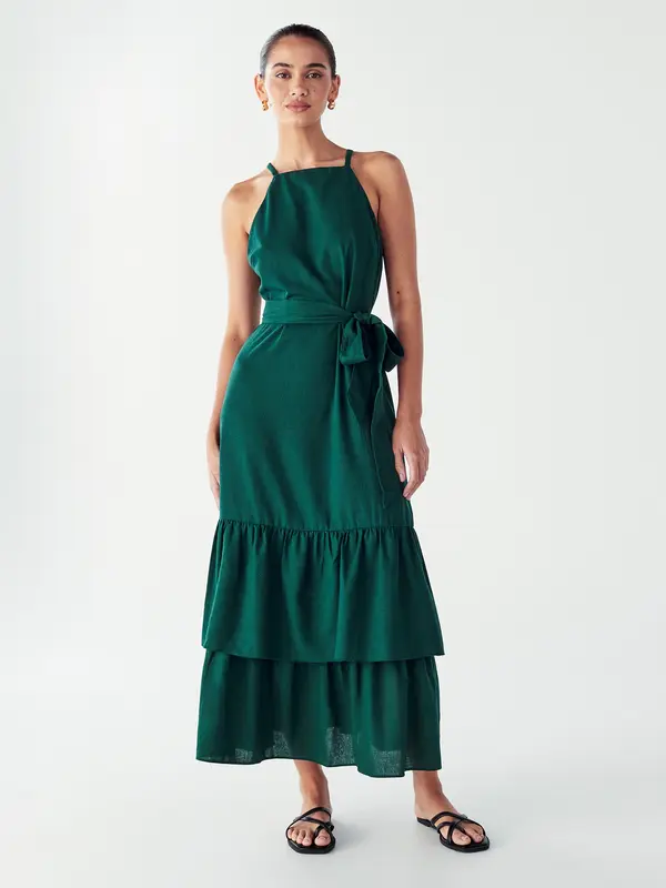 Willa Willa Haljina 'LOU TIERED DRESS'  zelena
