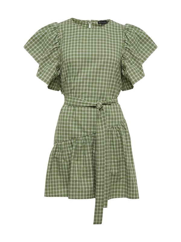 Willa Willa Haljina 'PETER'  ecru/prljavo bijela / maslinasta