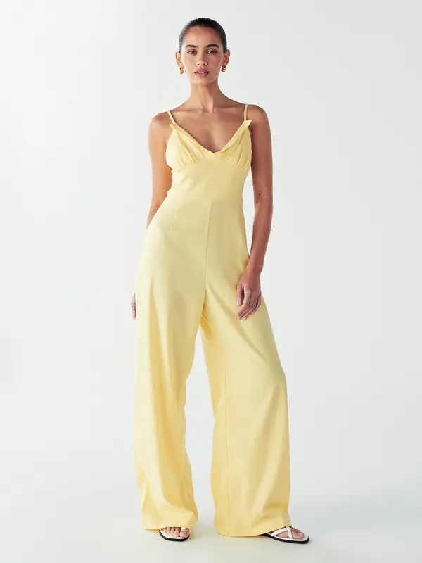 Willa Willa Kombinezon 'PALMS JUMPSUIT'  žuta