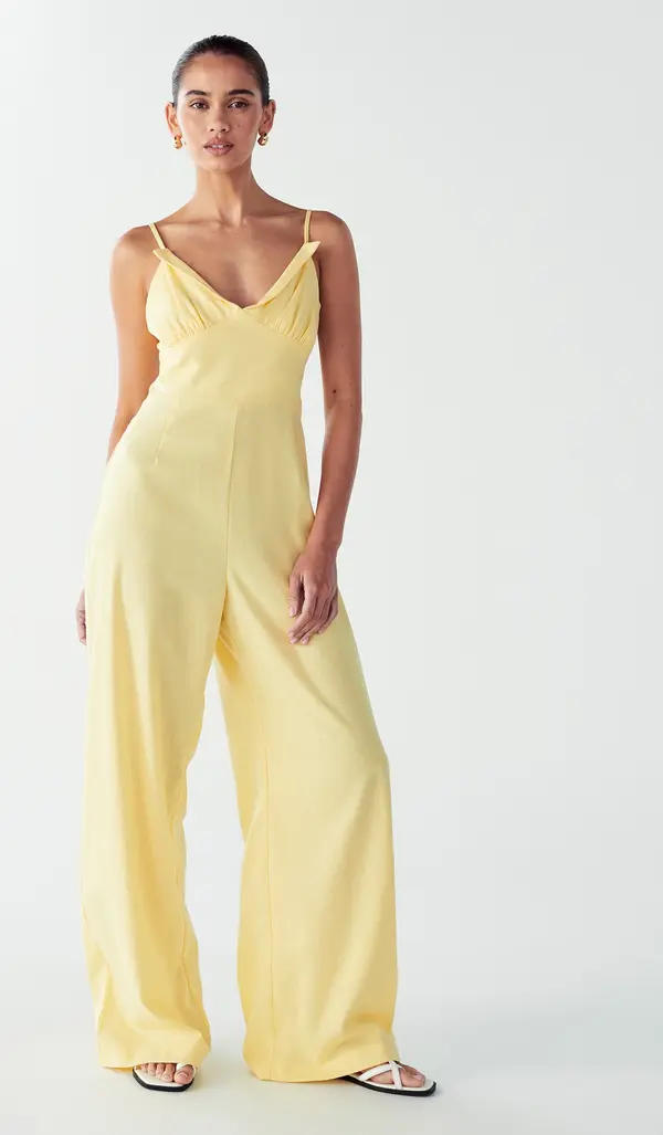 Willa Willa Kombinezon 'PALMS JUMPSUIT'  žuta