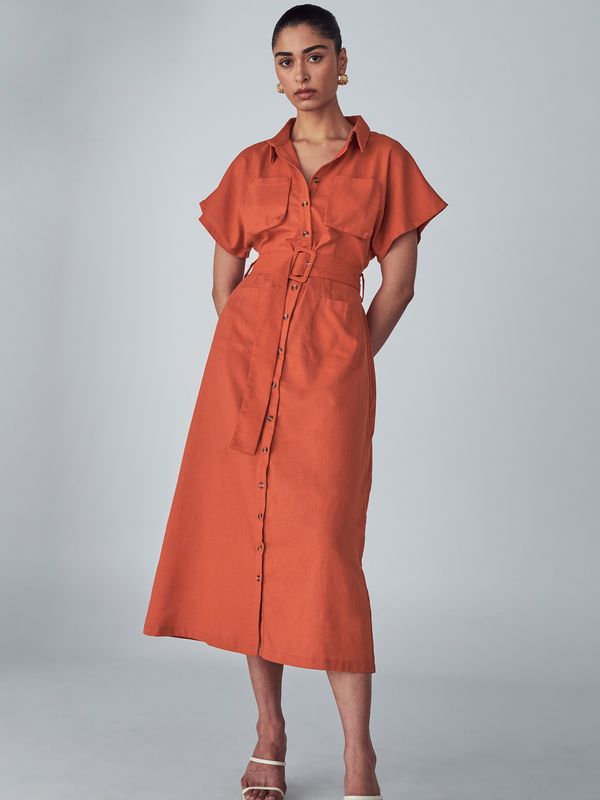 Willa Willa Košulja haljina 'Wichita'  hrđavo crvena