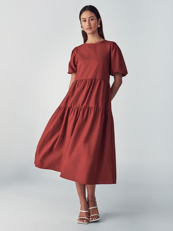 Willa Willa Ljetna haljina 'Tiaa'  narančasto crvena