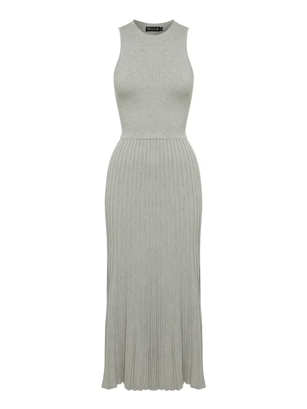 Willa Willa Pletena haljina 'LYRIC DRESS'  siva