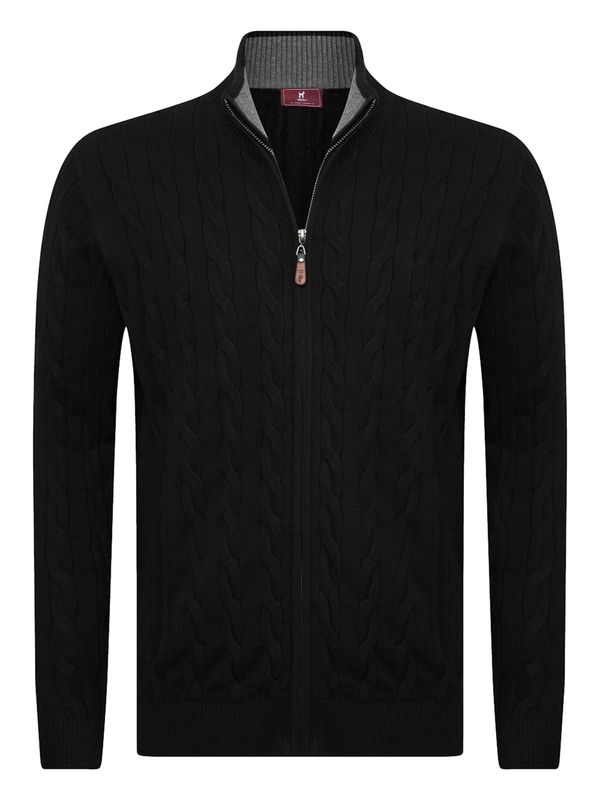 Williot Williot Kardigan  crna / bijela