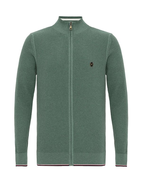 Williot Williot Kardigan 'Gomera'  mornarsko plava / zelena / crvena / crna