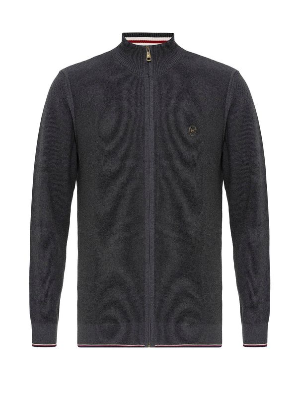 Williot Williot Kardigan 'Gomera'  siva / antracit siva