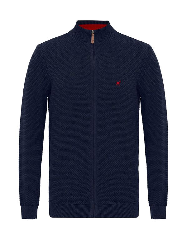 Williot Williot Kardigan  mornarsko plava / svijetlo crvena