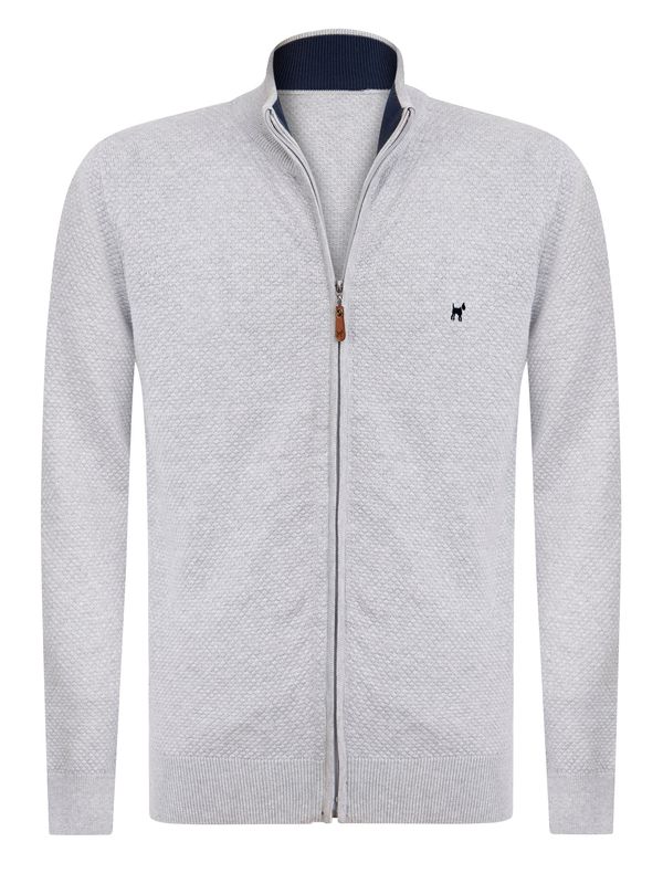 Williot Williot Kardigan  siva / svijetlosiva / crna