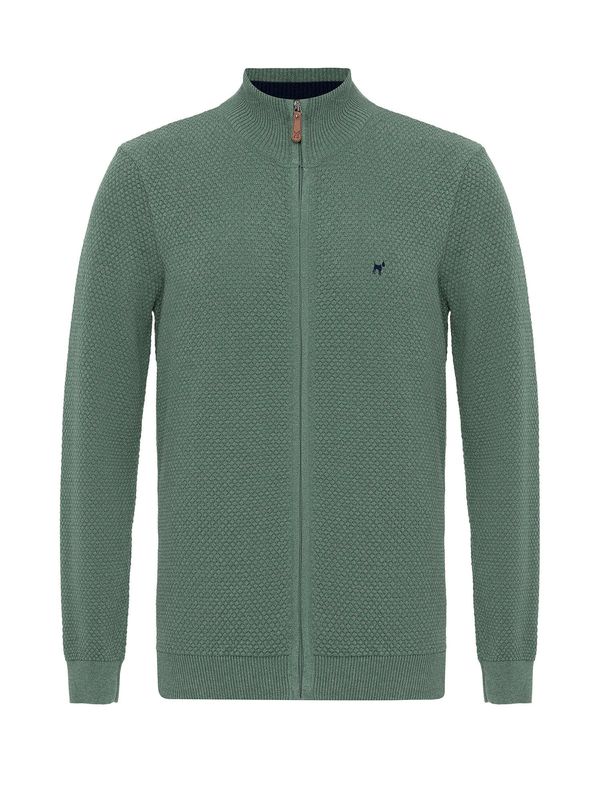 Williot Williot Kardigan  siva / zelena melange