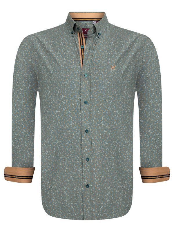 Williot Williot Košulja  bež / zelena