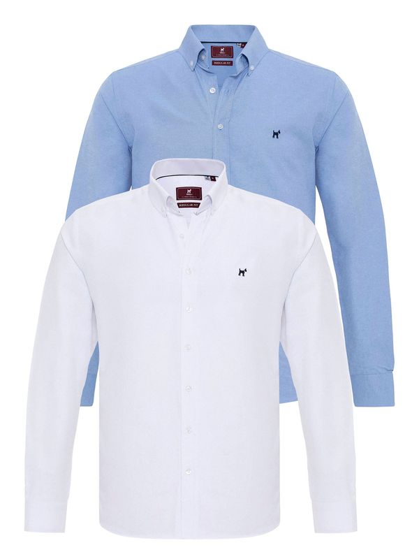 Williot Williot Košulja 'Fernando'  plava / bijela