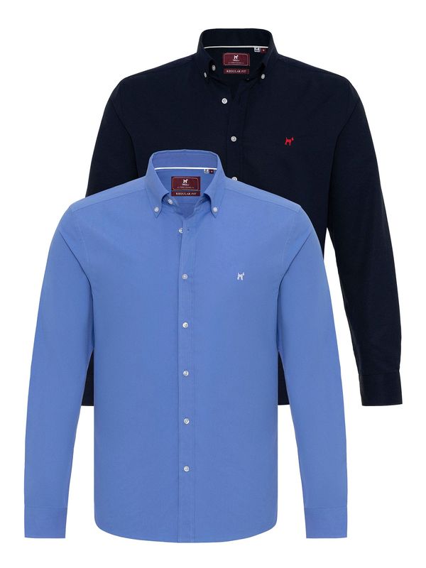 Williot Williot Košulja 'Fernando'  plava / crvena / bijela