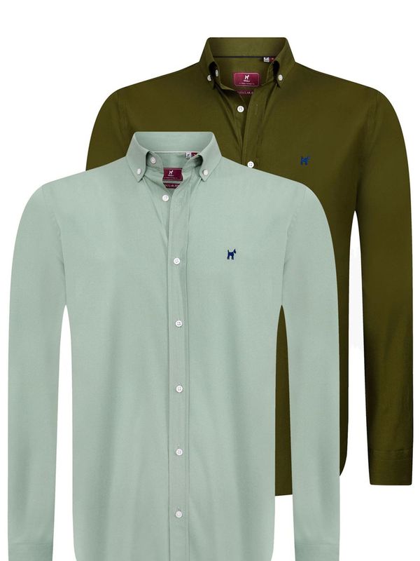 Williot Williot Košulja  mornarsko plava / zelena