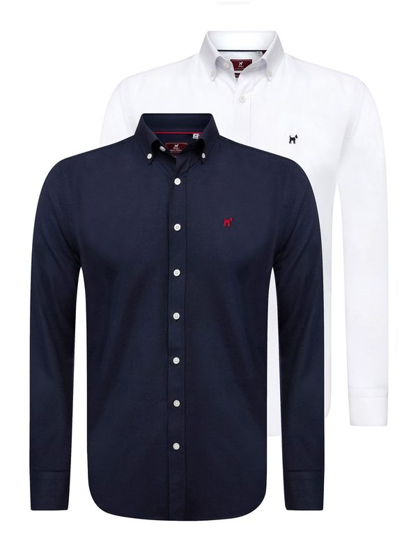 Williot Williot Košulja  noćno plava / crvena / crna / bijela