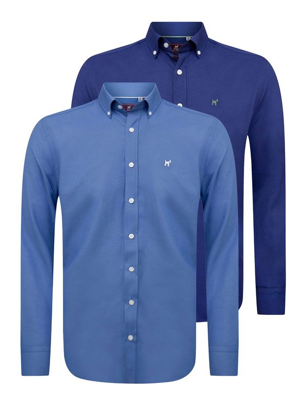 Williot Williot Košulja 'Oxford'  plava melange