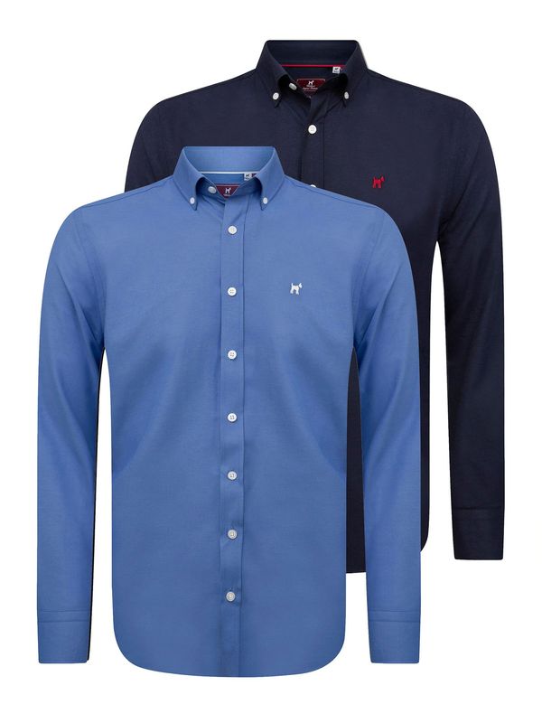 Williot Williot Košulja 'Oxford'  plava / mornarsko plava