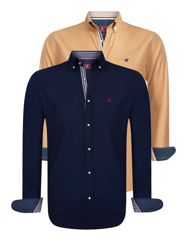 Williot Williot Košulja  plava / marelica / crvena