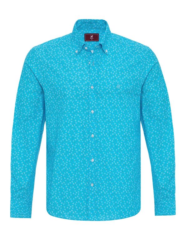 Williot Williot Košulja  tirkiz / zelena / bijela