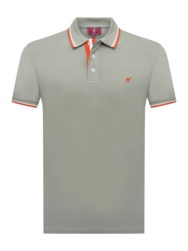 Williot Williot Majica  kaki / crvena / bijela