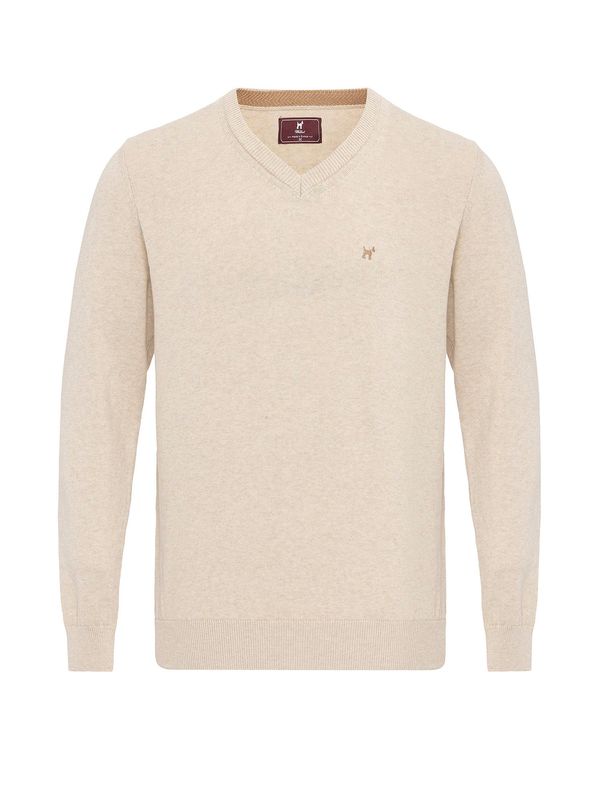 Williot Williot Pulover 'Cabrera'  bež / mornarsko plava