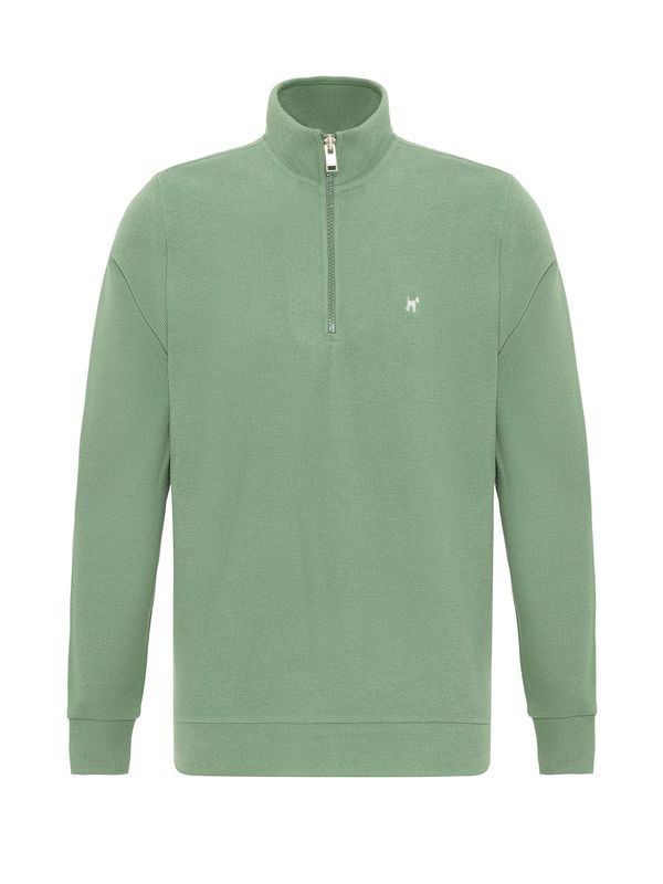 Williot Williot Pulover 'DANTE'  zelena / bijela