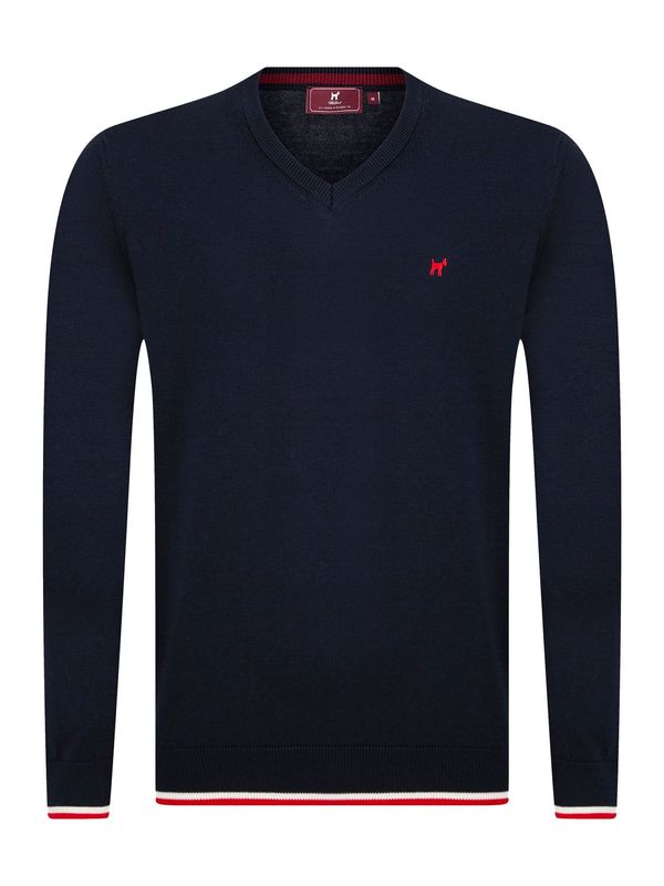 Williot Williot Pulover  mornarsko plava / crvena / bijela