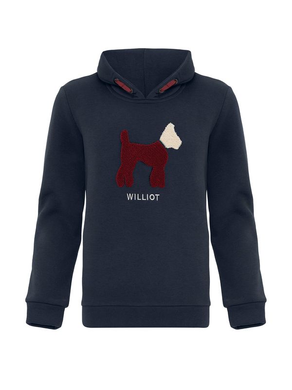 Williot Williot Sweater majica  ecru/prljavo bijela / mornarsko plava / burgund