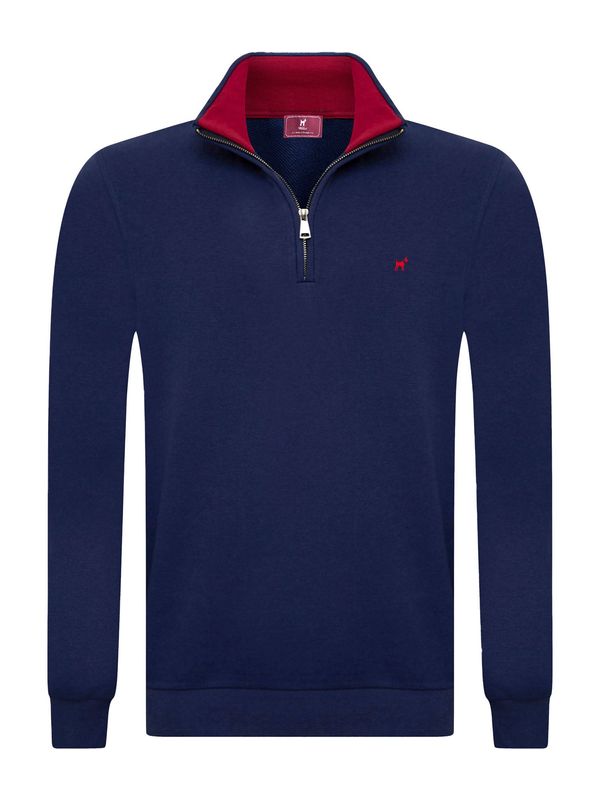 Williot Williot Sweater majica  mornarsko plava / crvena