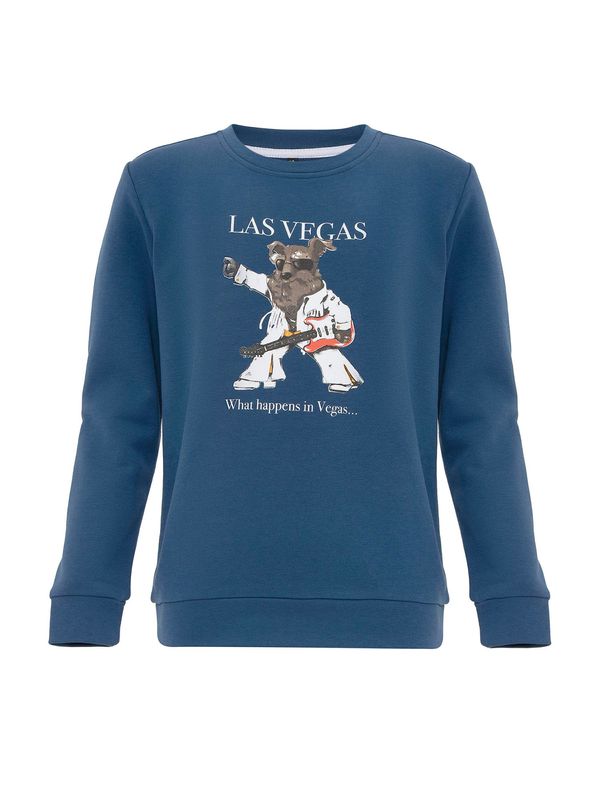 Williot Williot Sweater majica  plava / indigo / miks boja