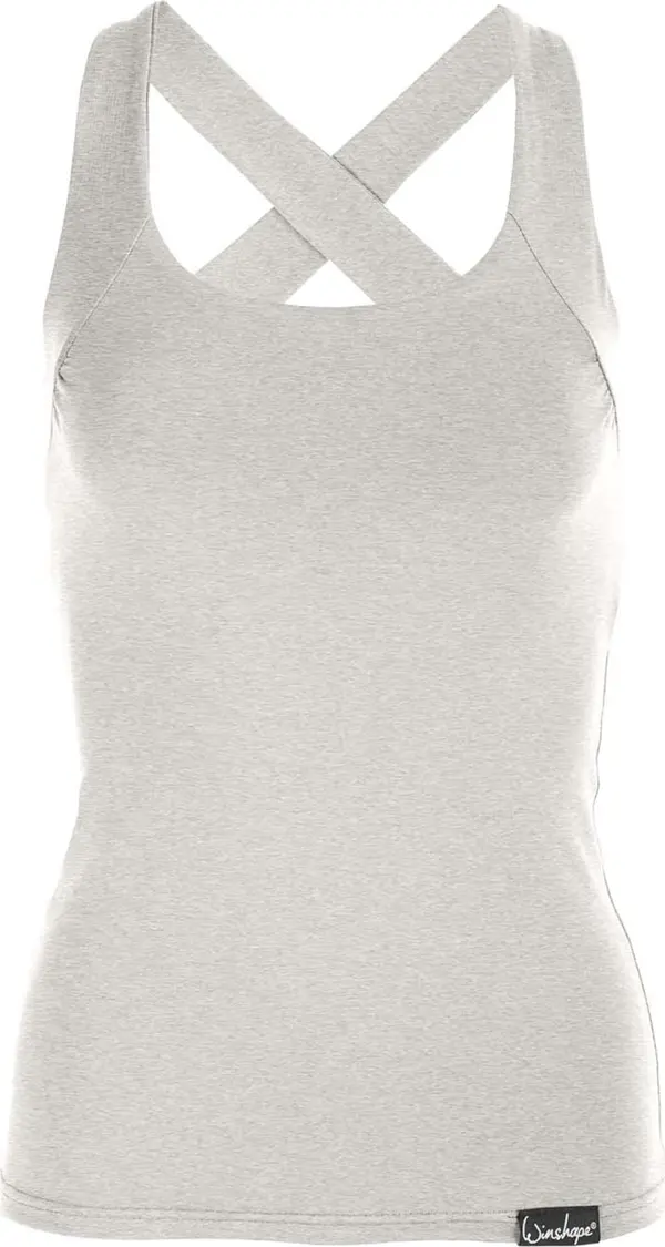 Winshape Winshape Sportski top 'WVR25'  siva melange / crna