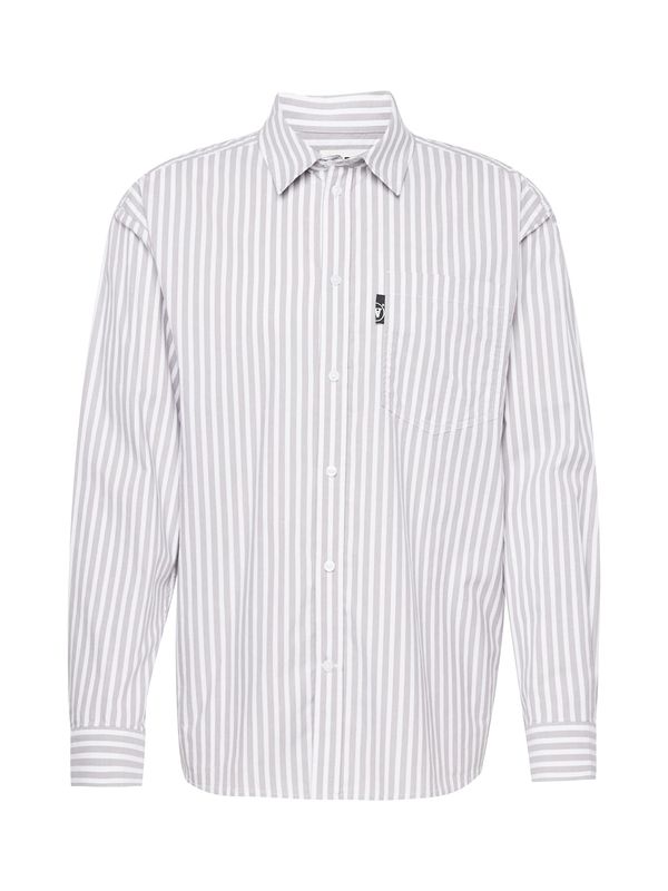 WOOD WOOD WOOD WOOD Košulja 'Day'  siva / bijela