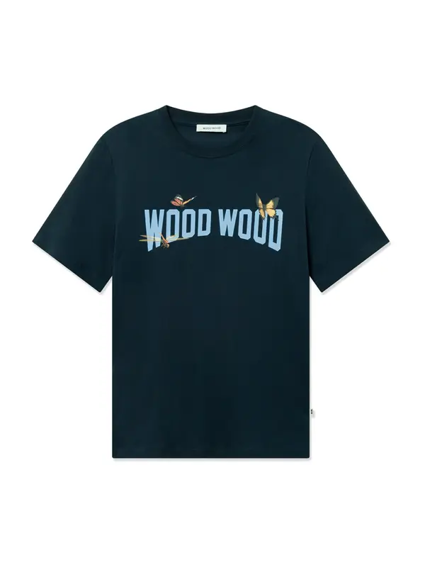 WOOD WOOD WOOD WOOD Majica 'WWBobby'  noćno plava / svijetloplava / žuta / roza / crna