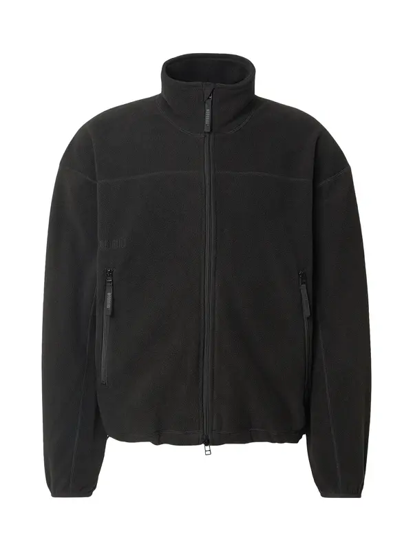 Woodbird Woodbird Flis jakna 'Ryo'  crna